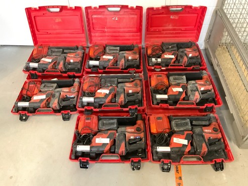 Aku vrtací kladivo Hilti TE6-A36 DRS 36V + vysavač