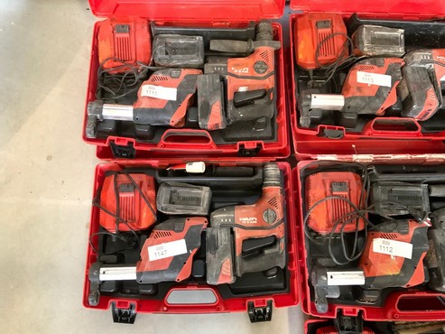 Aku vrtací kladivo Hilti TE6-A36 DRS 36V + vysavač